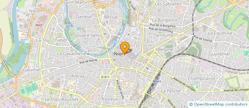 localisation de l'entreprise MADAME OCEANE BLANCHARD  NIORT