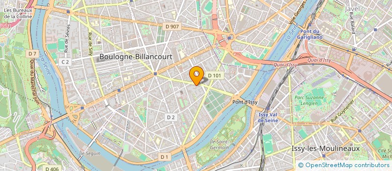 localisation de l'entreprise MADAME OCEANE BOBINA  BOULOGNE-BILLANCOURT