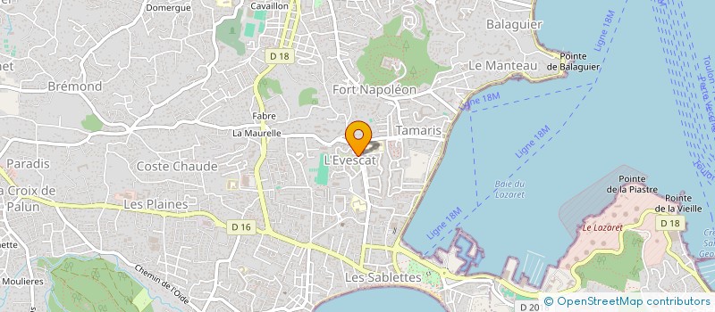 localisation de l'entreprise MADAME OCEANE BOINE  LA SEYNE SUR MER