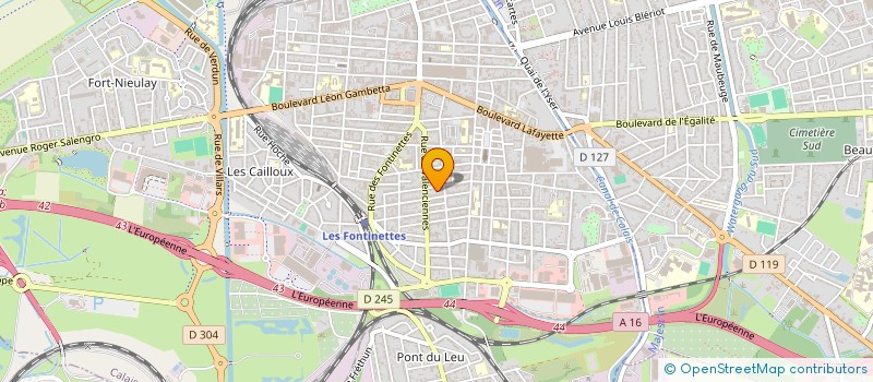 localisation de l'entreprise MADAME OCEANE BONNIN  CALAIS