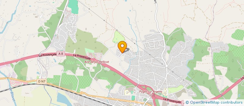 localisation de l'entreprise MADAME OCEANE BORTOT  PUGET-SUR-ARGENS