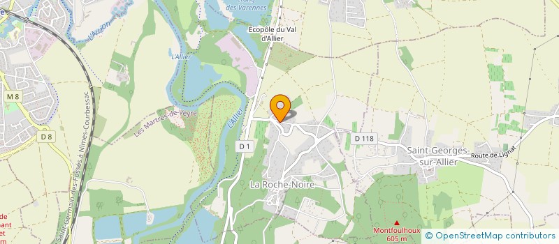 localisation de l'entreprise MADAME OCEANE BOUDINHON  LA ROCHE-NOIRE