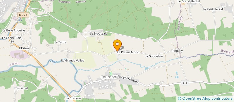 localisation de l'entreprise MADAME OCEANE BOUGEARD  COURNON