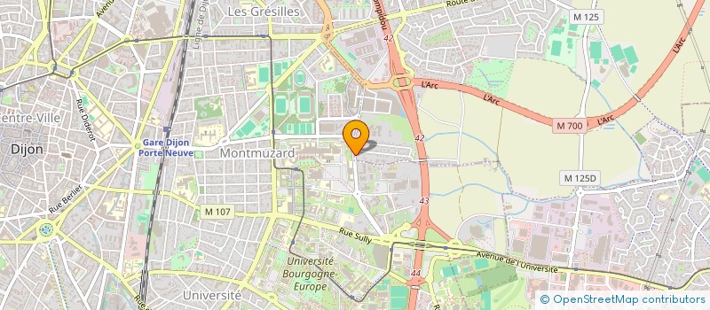 localisation de l'entreprise MADAME OCEANE BOUNET--TAILLOT  SAINT-APOLLINAIRE