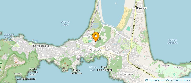 localisation de l'entreprise MADAME OCEANE BOUSQUET  HYERES