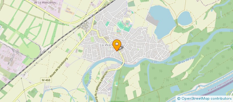 localisation de l'entreprise MADAME OCEANE BRACCO  LA WANTZENAU