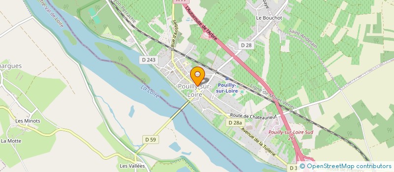 localisation de l'entreprise MADAME OCEANE BRETEAU  POUILLY-SUR-LOIRE