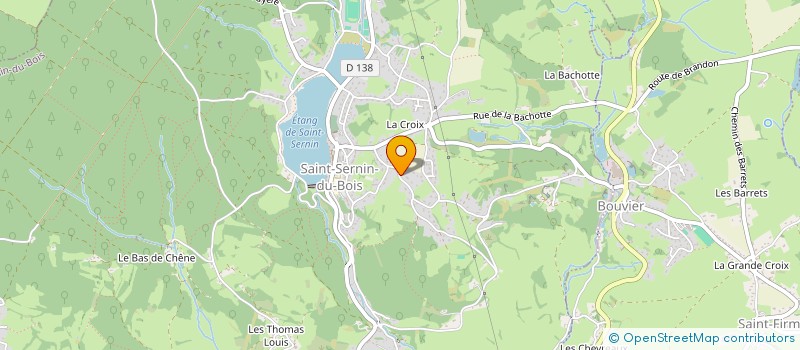 localisation de l'entreprise MADAME OCEANE BROCHOT  SAINT-SERNIN-DU-BOIS