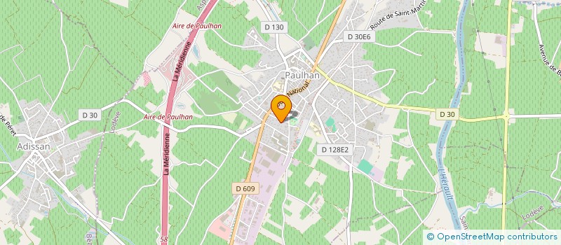 localisation de l'entreprise MADAME OCEANE BRONCHAIN  PAULHAN