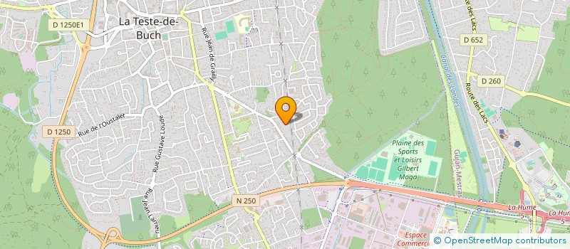 localisation de l'entreprise MADAME OCEANE BRUN à LA TESTE-DE-BUCH