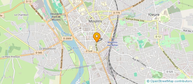 localisation de l'entreprise MADAME OCEANE BUISSET  MOULINS