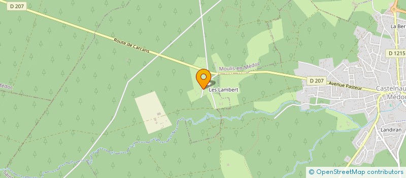 localisation de l'entreprise MADAME OCEANE BUISSON  MOULIS-EN-MEDOC