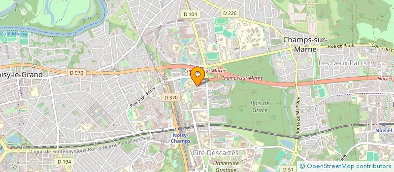 localisation de l'entreprise MADAME OCEANE CABAN-CHASTAS  CHAMPS-SUR-MARNE