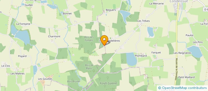 localisation de l'entreprise MADAME OCEANE CABOT  CONDEISSIAT