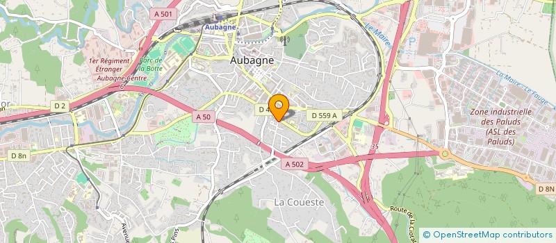 localisation de l'entreprise MADAME OCEANE CALVIERE à AUBAGNE