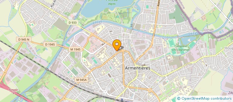 localisation de l'entreprise MADAME OCEANE CAMPHIN  ARMENTIERES