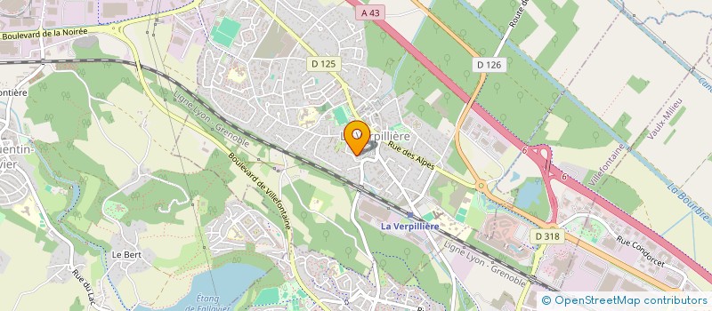 localisation de l'entreprise MADAME OCEANE CAMUS  LA VERPILLIERE