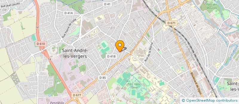 localisation de l'entreprise MADAME OCEANE CAMUT  SAINT-ANDRE-LES-VERGERS