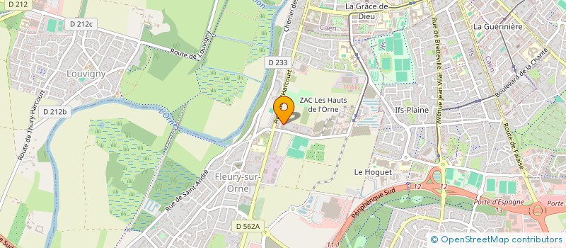 localisation de l'entreprise MADAME OCEANE CANDAVOINE  FLEURY-SUR-ORNE