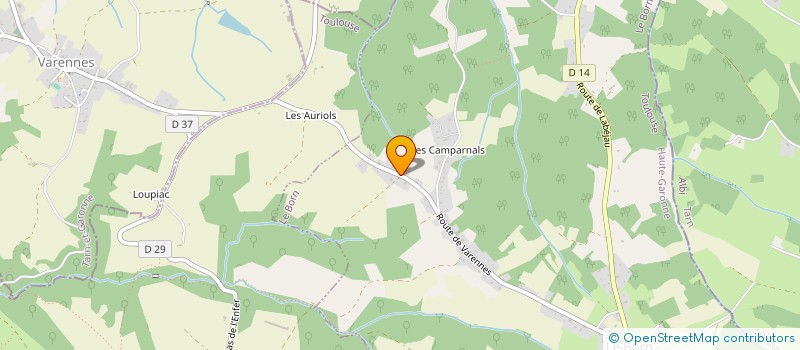 localisation de l'entreprise MADAME OCEANE CARME  LE BORN