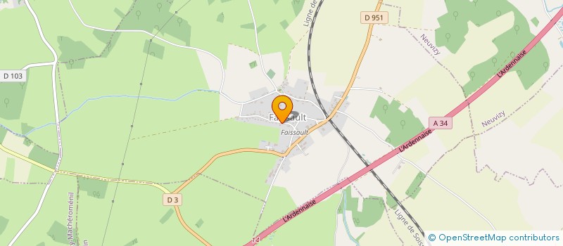 localisation de l'entreprise MADAME OCEANE CARTEL  FAISSAULT