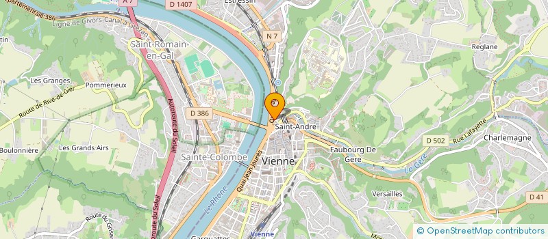 localisation de l'entreprise MADAME OCEANE CAZAUBON à VIENNE