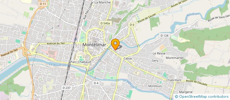 localisation de l'entreprise MADAME OCEANE CETIN  MONTELIMAR