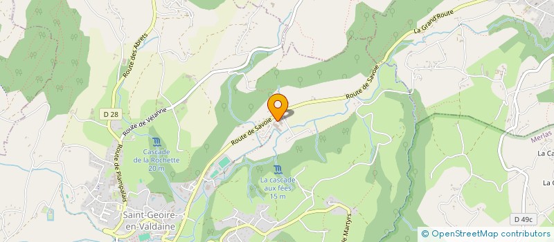 localisation de l'entreprise MADAME OCEANE CHABIRON  SAINT-GEOIRE-EN-VALDAINE