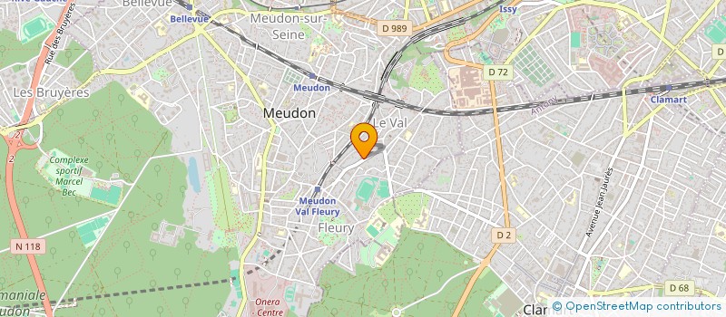 localisation de l'entreprise MADAME OCEANE CHAPAT  MEUDON