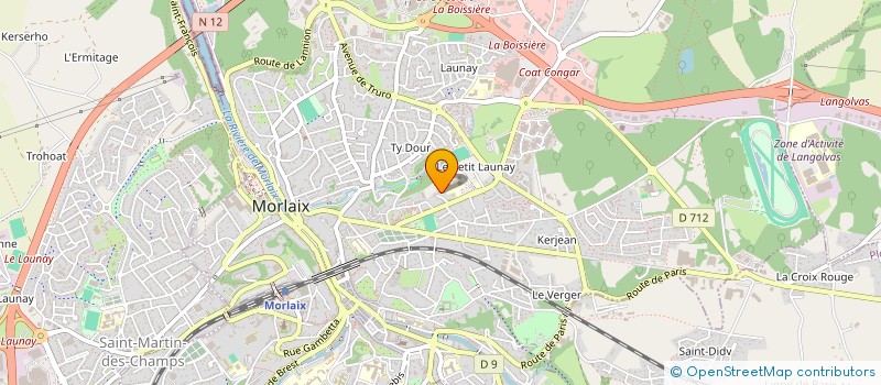 localisation de l'entreprise MADAME OCEANE CHAPERON  MORLAIX