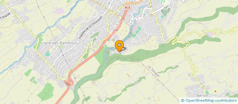 localisation de l'entreprise MADAME OCEANE CHAPUIS  LE TAMPON