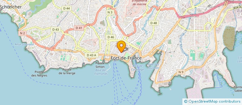 localisation de l'entreprise MADAME OCEANE CHARLERY-ADELE  FORT-DE-FRANCE