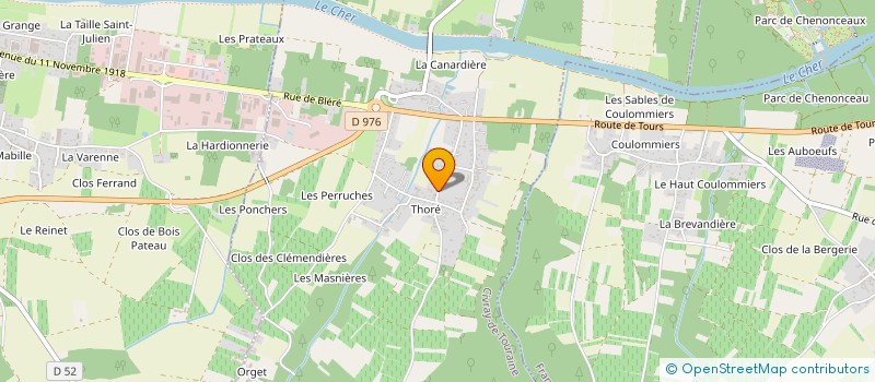 localisation de l'entreprise MADAME OCEANE CHIDAINE  CIVRAY-DE-TOURAINE