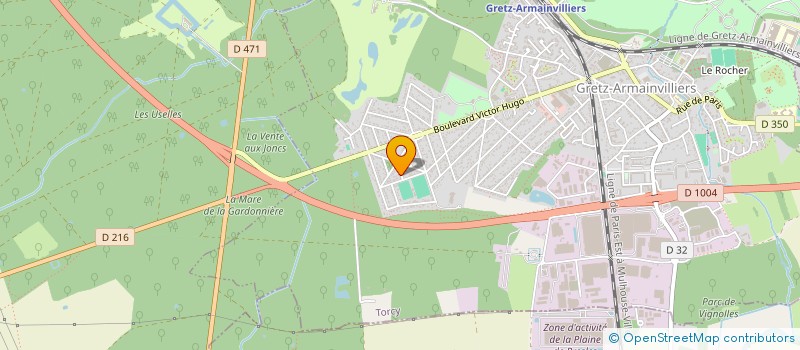 localisation de l'entreprise MADAME OCEANE CHOULET  GRETZ-ARMAINVILLIERS