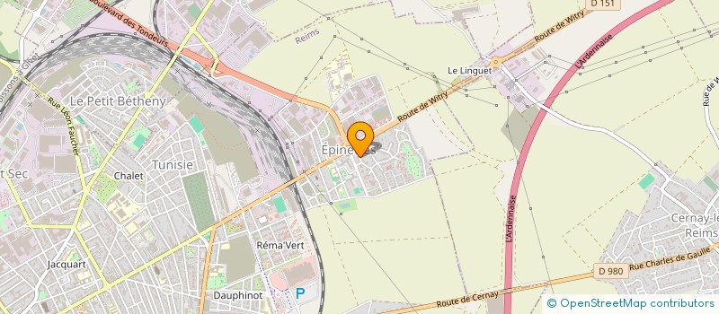 localisation de l'entreprise MADAME OCEANE CLERC  REIMS