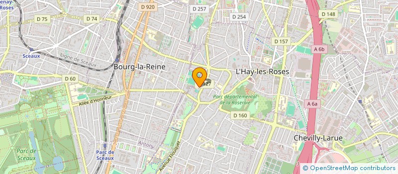 localisation de l'entreprise MADAME OCEANE COEFFE  L'HAY-LES-ROSES