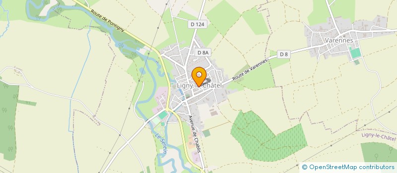 localisation de l'entreprise MADAME OCEANE COLIN  LIGNY-LE-CHATEL