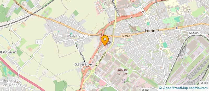 localisation de l'entreprise MADAME OCEANE COLIN à LILLE