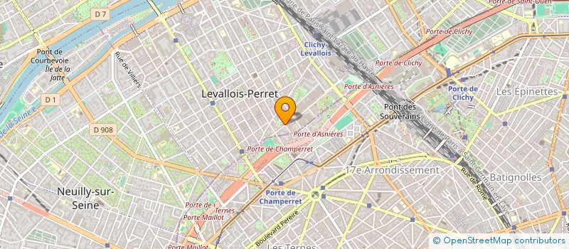 localisation de l'entreprise MADAME OCEANE COLSON à LEVALLOIS-PERRET