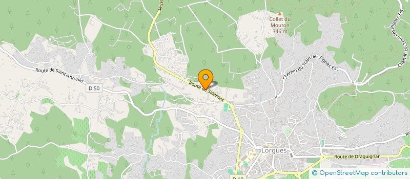 localisation de l'entreprise MADAME OCEANE CORBISET  DRAGUIGNAN