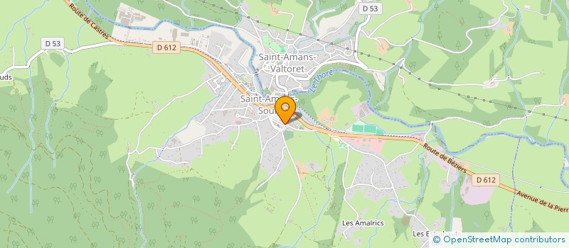 localisation de l'entreprise MADAME OCEANE CORTINOVIS  SAINT-AMANS-SOULT