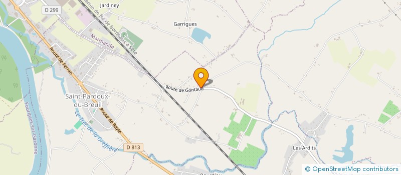 localisation de l'entreprise MADAME OCEANE COSTA  SAINT-PARDOUX-DU-BREUIL