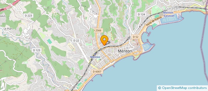localisation de l'entreprise MADAME OCEANE CREUSVAUX à MENTON