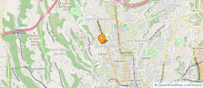 localisation de l'entreprise MADAME OCEANE CROZAT  NICE