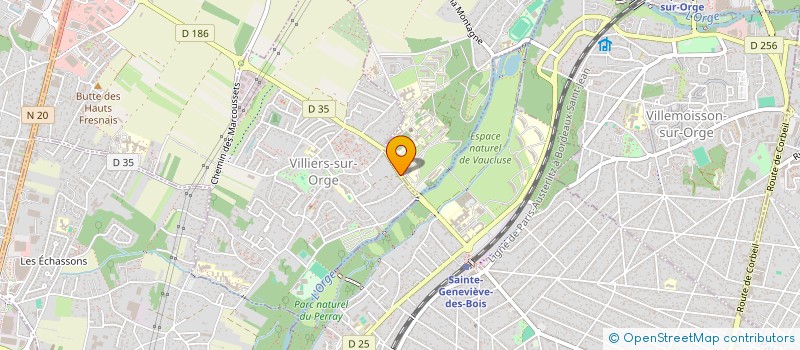localisation de l'entreprise MADAME OCEANE DARAH à VILLIERS-SUR-ORGE
