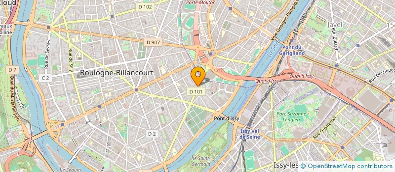 localisation de l'entreprise MADAME OCEANE DE LOITIERE à BOULOGNE-BILLANCOURT