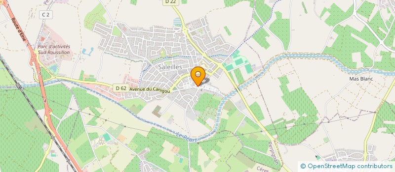 localisation de l'entreprise MADAME OCEANE DEJEAN RICHET  SALEILLES