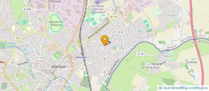 localisation de l'entreprise MADAME OCEANE DELACOUR à ALENCON