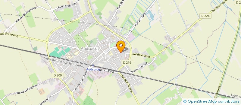 localisation de l'entreprise MADAME OCEANE DELATTRE  AUDRUICQ