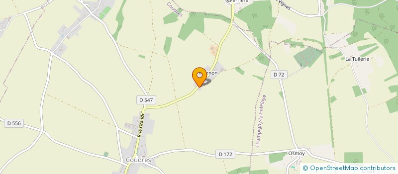 localisation de l'entreprise MADAME OCEANE DIOT  COUDRES